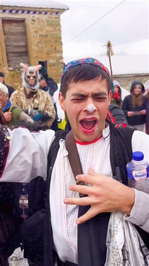 Tijana on Instagram: "The Bride — sometimes alone, sometimes accompanied — is one of the central figures of traditional masquerades, equal in importance to Baba and Deda (the Old Woman and Old Man). Often portrayed by a man dressed as a woman, she embodies fertility, renewal, and the opening of a new cycle. Around her, the ritual unfolds: processions, dances, and performances mark the transition of time and season. She is not merely a symbol of marriage, but of cosmic regeneration, abundance, an