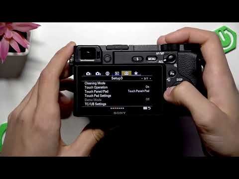 SONY A6400 터치스크린 활성화/비활성화 방법