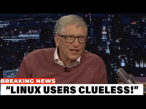 Bill Gates HUMILIATED By Gen Z After They UNINSTALL Windows 11 For Linux OS!