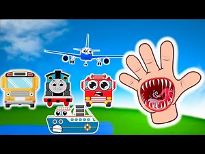 Nursery Rhymes Finger Family with Vehicles