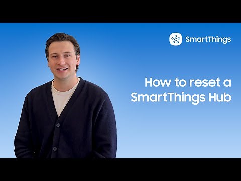 How to reset a SmartThings Hub