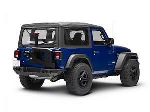 Jeep Wrangler WJ2 Rear Bumper with Tire Carrier; Textured Black (18-26 Jeep Wrangler JL) - Free Shipping