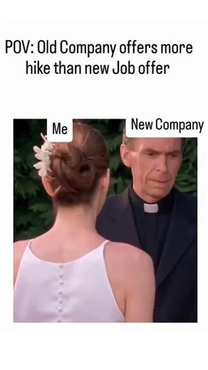 Ambe International on Instagram: "Old company: We’ll give you more hike. Me: I need peace of mind. Corporate life, IT, Software Engineering, Project Management, Manager, memes, Coder, Programming Note: We don't own this Video. DM for removal/credits Join our WhatsApp Channel 👉 https://whatsapp.com/channel/0029VaDTcE6Fcow9CoxPLt0r #boostmyreel #follow #corporatememes #funny #relatable #ambeinternational"