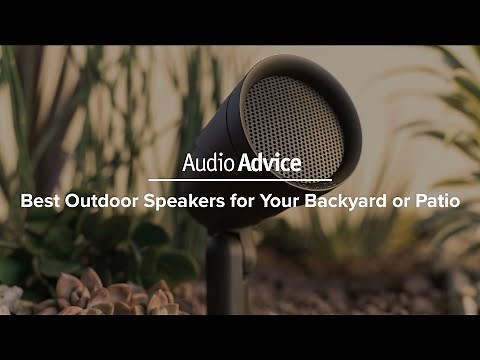 Best Outdoor Speakers for Your Backyard or Patio