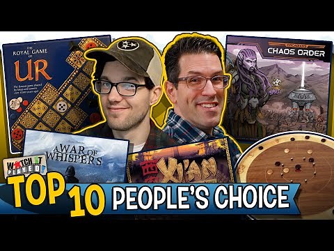 10 Board Games Being PLAYED Right Now - "People's Choice" Board Game Picks!