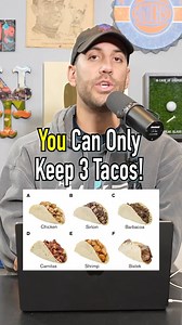 191K views · 375 reactions | KEEP 3 TACOS! Which Are You Picking? #reels #tacos #food #lunch #meat #keep #chicken | The Makeshift Project | Facebook