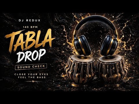 TABLA DROP - FEEL THE BASS | Sound Check 🎧 | DJ REDUX