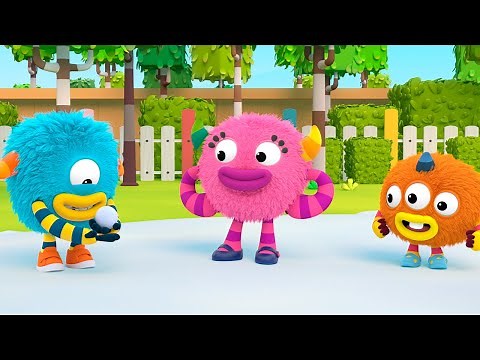 MOMONSTERS in English 🤪Snowman | Educational animation for Kids