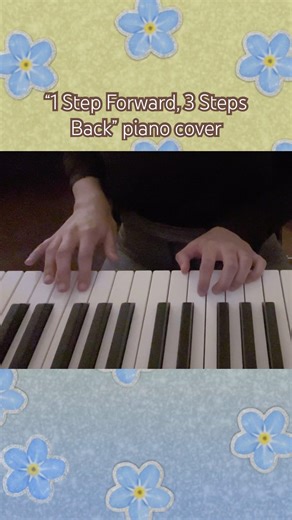 “1 Step Forward, 3 Steps Back” by Olivia Rodrigo piano cover 💓#music #piano #cover #keyboard #song