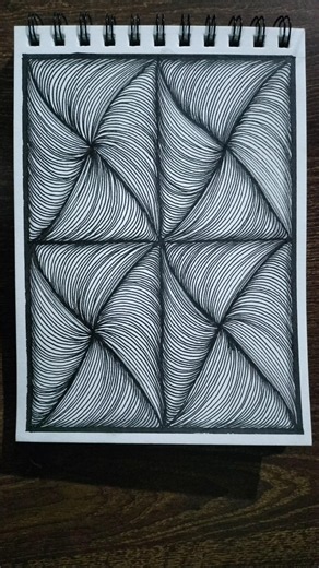 Day 58: Easy Zentangle Art tutorial #doodle #doodleart #easy #zentangleart #art #zentangle