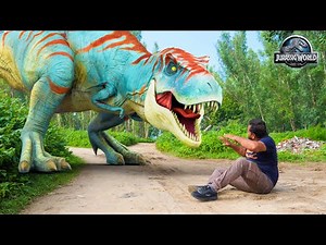 T-Rex Chase In Jurassic World
