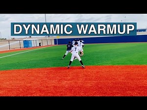Baseball dynamic warmup.