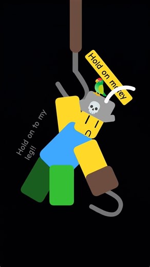 hold on to my leg meme