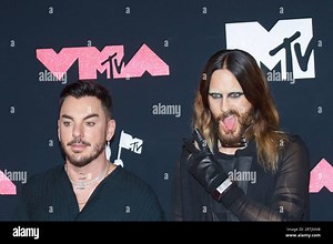 12 September 2023 - Newark, New Jersey - Jared Leto. 2023 MTV Video Music Awards held at the Prudential Center. Photo Credit: Shawn Punch/AdMedia /MediaPunch Stock Photo - Alamy