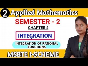 applied mathematics integration | semester 2 first year diploma engineering | lecture no 2 msbte