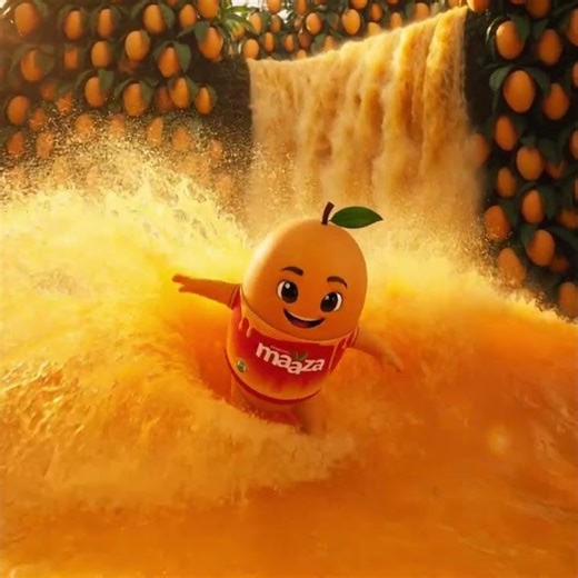 Epic 3D Maaza Mango Mascot Commercial! 🥭✨
