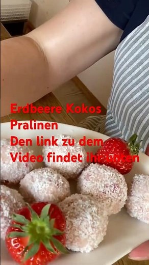 Make your own strawberry coconut pralines