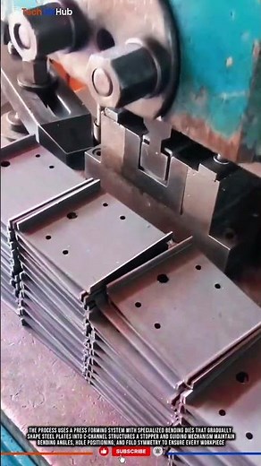 Innovation Press Bending Channel Forming Machine for Precision C Profile Metal Fabrication #tech