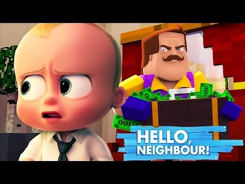 Minecraft - BOSS BABY'S REVENGE ON THE NEIGHBOUR!