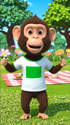 🐒 Monkey Puzzle | Learn Wild Animals | Animal Dance Song #cocomelon #toddlerlearning #shorts
