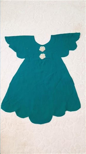 Easy Baby Dress Cutting Step by Step