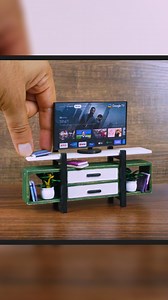 76K views · 2K reactions | Building a Miniature TV Table with Two Drawers in 1.12 Scale #home #Dollhouses #miniatures #DIY | Homemimi | Facebook