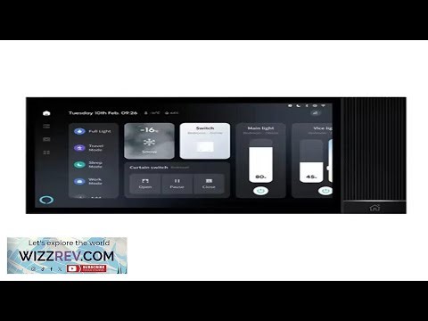 Tuya Smart Home Control Panel 8 inch Touch Screen Bluetooth Zigbe Gateway Built in