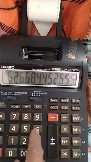 Casio HR 100 Tm