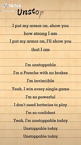 #unstoppable #song #lyrics