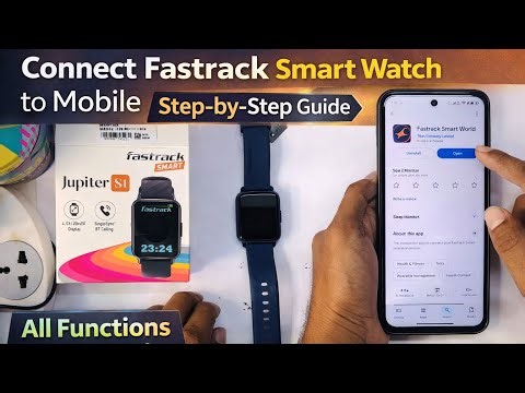 How to Connect Fastrack Jupiter S1 Smart Watch to Phone | Step-by-Step Guide
