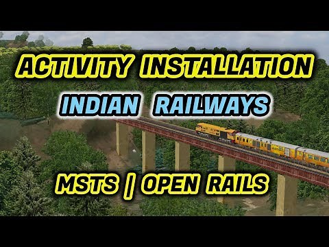 How to Install ACTIVITY in Open Rails MSTS | Indian Railways