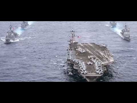 US Clearing out Sea Mines in the Strait of Hormuz