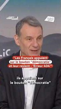 "The French press the democracy button and get Error 404 back."