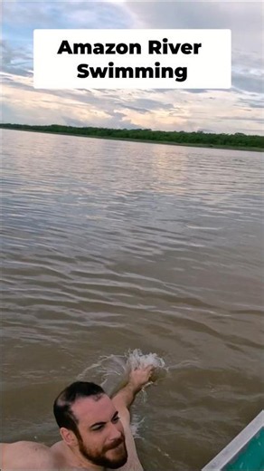 I Went Swimming in the Amazon River 🐊🌊