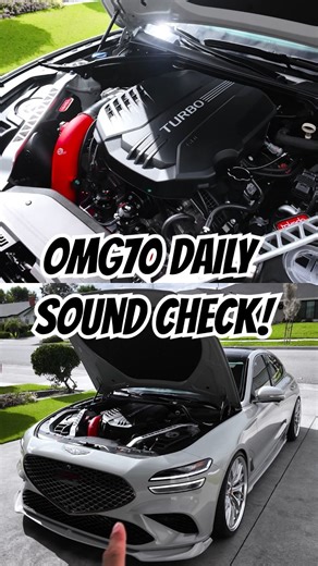 𝙋𝙐𝙍𝙑𝙀𝙔𝙊𝙍 𝙊𝙁 𝙋𝙀𝙍𝙁𝙀𝘾𝙏𝙄𝙊𝙉 on Instagram: "Sound check for the daily x SEMA OMG70 build! | #OMGBUILDS | #G70"