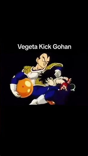 Vegeta Kicks Gohan #anime #shorts #manga #dragonball
