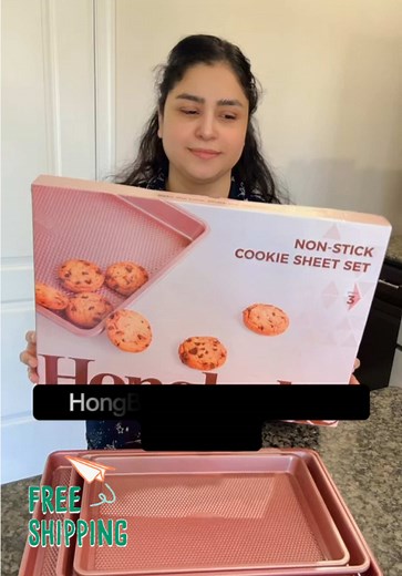 HongBake Diamond Baking Pan Set: Durable and Non-Stick