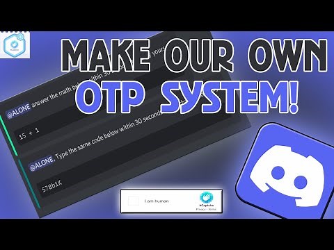 How To Make your own OTP server verification System in Discord Server! | #Discord.js