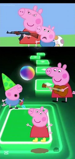 Funny Peppa Pig Coffin Dance Parody | Meme Version 2025