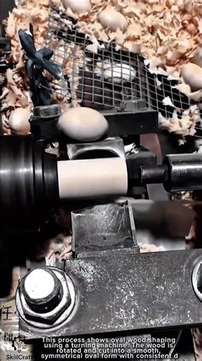 Oval Wood Shaping Work Tool Using Precision Wood Turning Machine #worktool