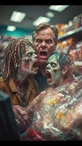 Zombies Holiday Shopping #zombie #christmas #santaclaus #horror