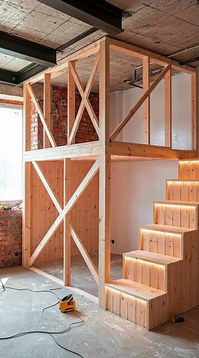 Tiny Room to Modern Loft: Full Build Timelapse 🛠️✨ (High CTR, clear value)
