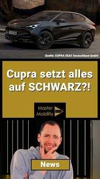 61,860 EUROS FOR MORE BLACK?! Cupra Launches the Tavascan Black Edition | Mobility News #78