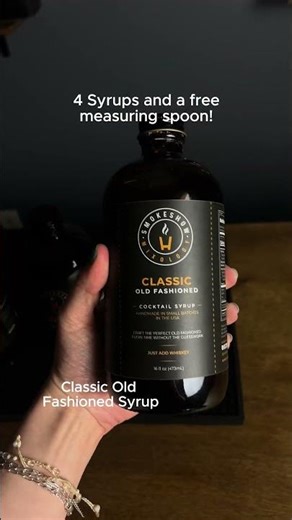 4 Cocktails Syrups With A Free Spoon!