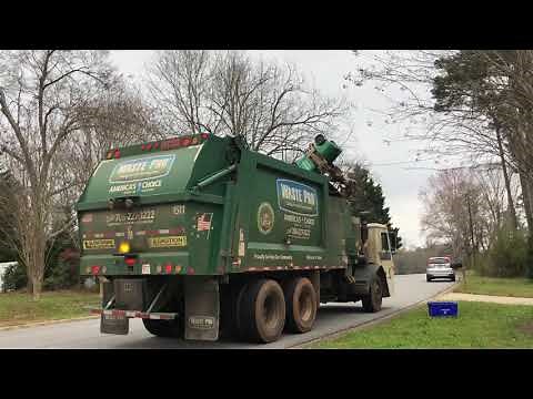 Waste Pro: Heil Python Side Loader Garbage Trucks
