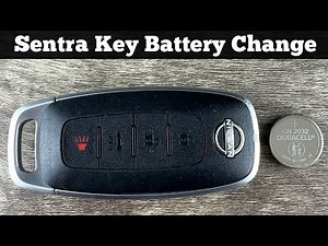 How to replace the battery of the Nissan Sentra key.