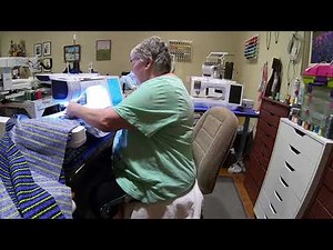 Using the Brother and Baby Lock Clamp Hoop with Combo Machine