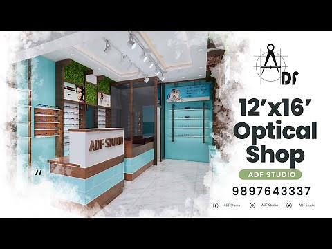 Modern Optical Shop Interior | Latest Optical Shop Interior | ADF Studio