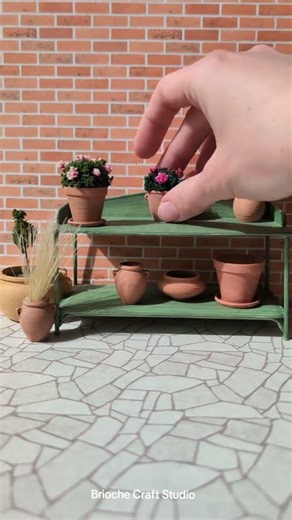 My miniature garden. 3D models and patterns for walls & floors - available in my shop👆🏼
