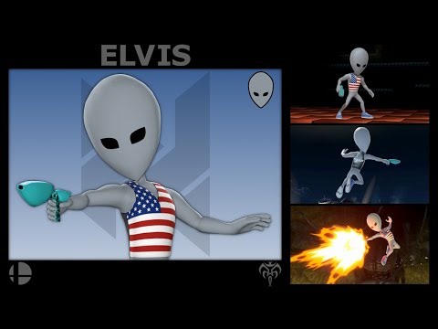 ELVIS (Perfect Dark 64) - Super Smash Bros. Ultimate Skin Mod Gameplay